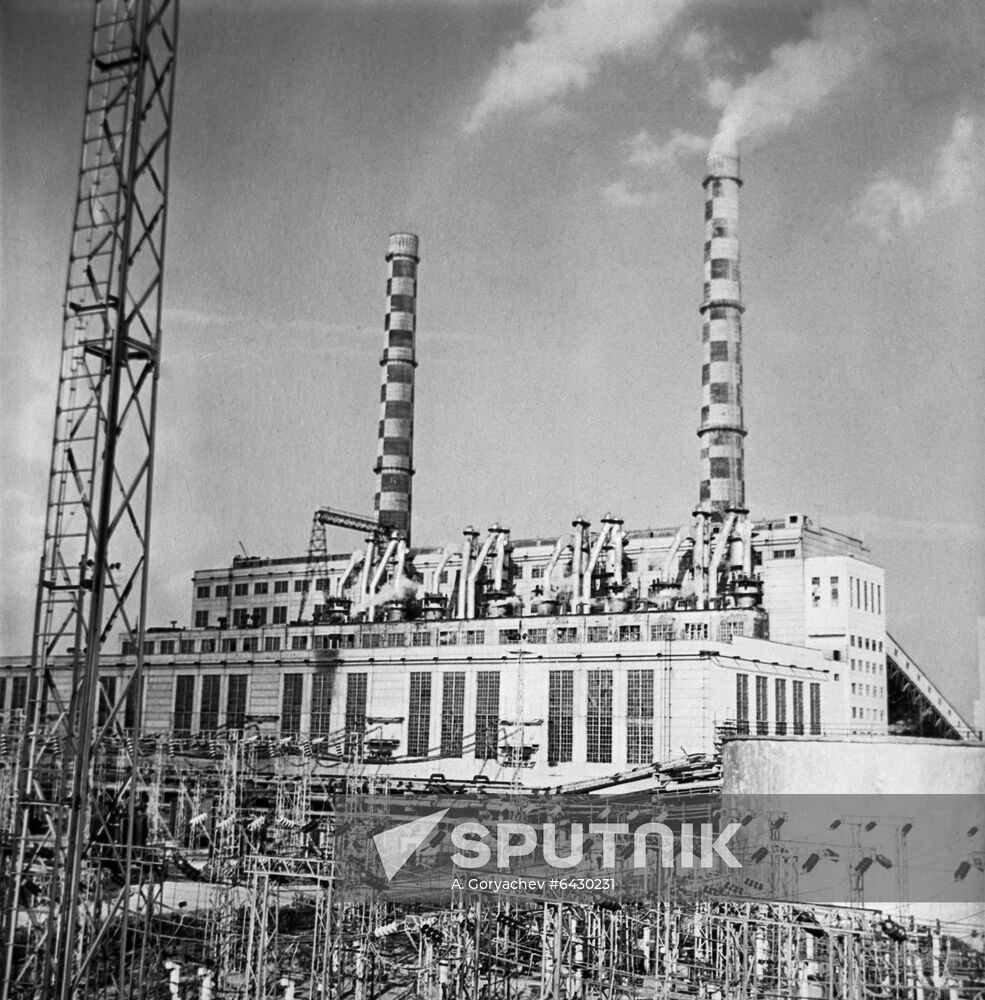 Irkutskaya Power Plant No. 10 in Angarsk