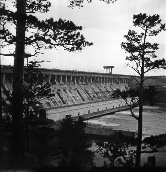 Dam of Bratskaya Hydropower Plant