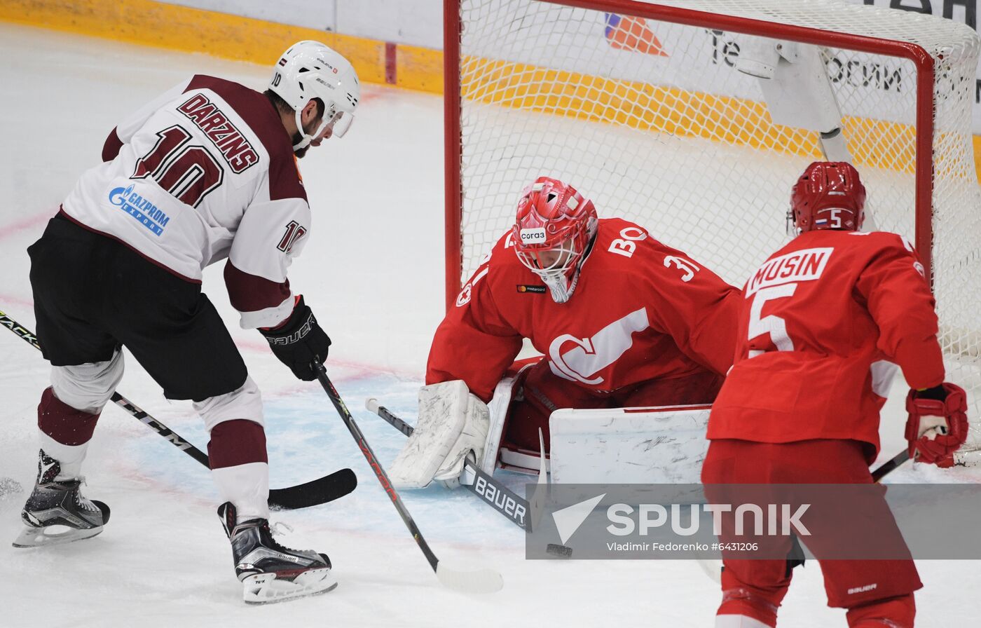 Russia Ice Hockey Spartak - Dynamo Riga