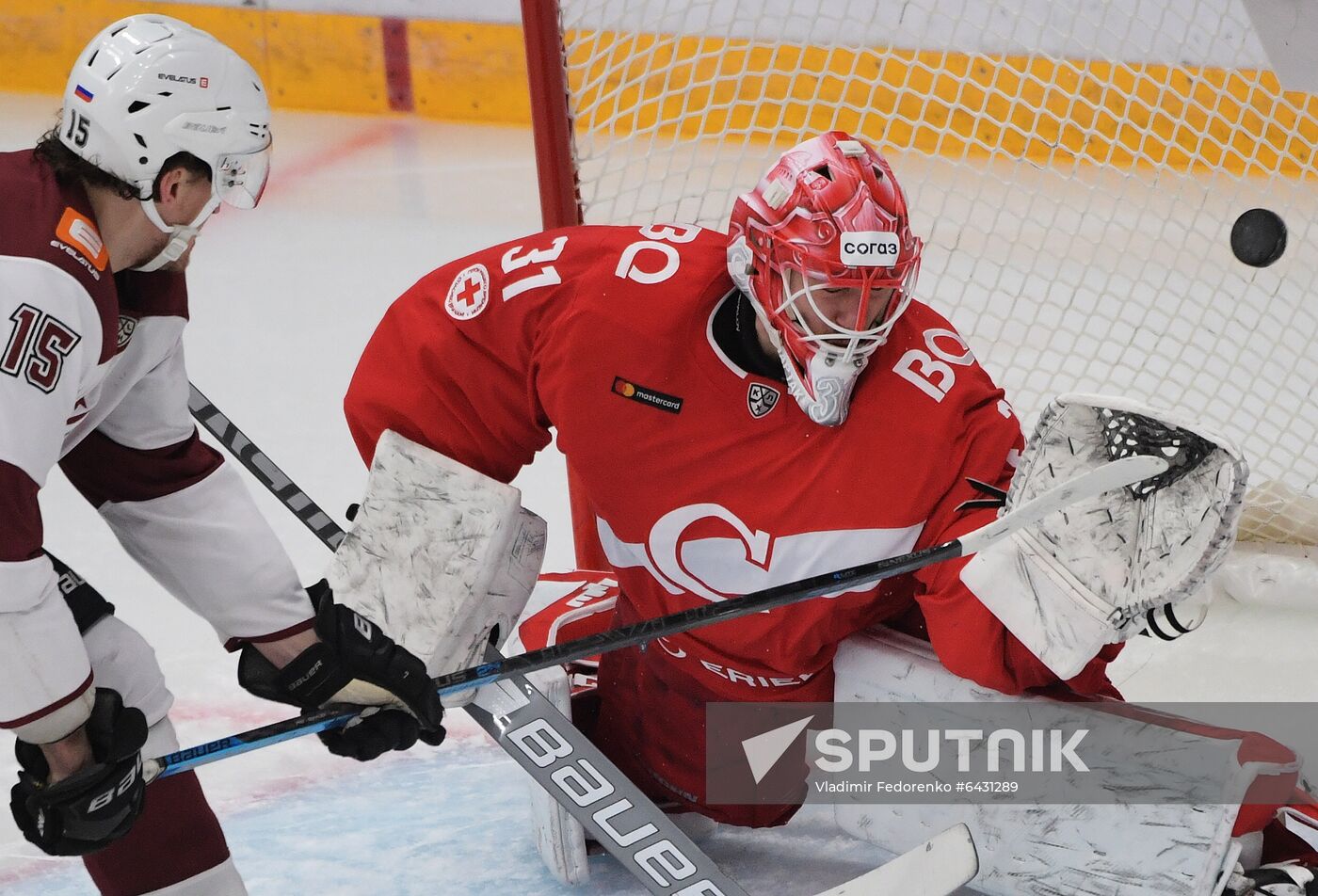 Russia Ice Hockey Spartak - Dynamo Riga