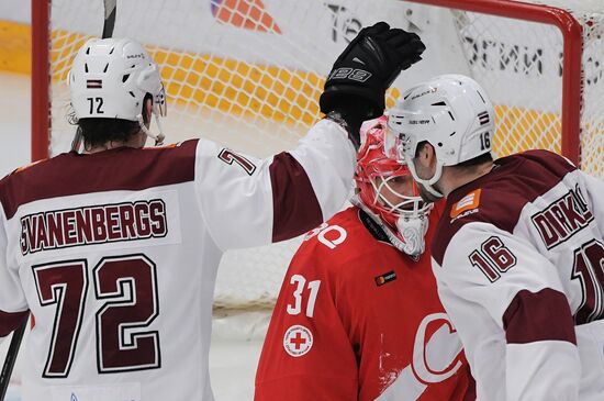 Russia Ice Hockey Spartak - Dynamo Riga