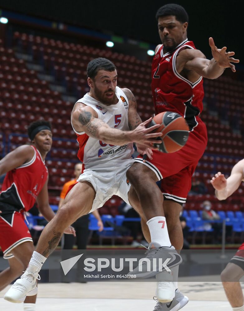 Italy Basketball Euroleague Olimpia - CSKA
