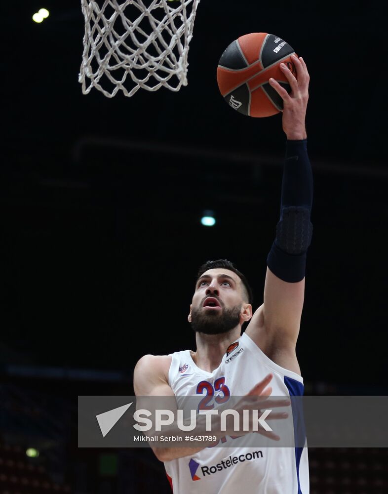 Italy Basketball Euroleague Olimpia - CSKA