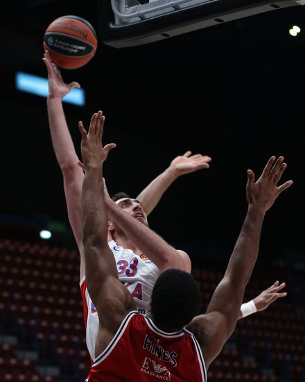 Italy Basketball Euroleague Olimpia - CSKA