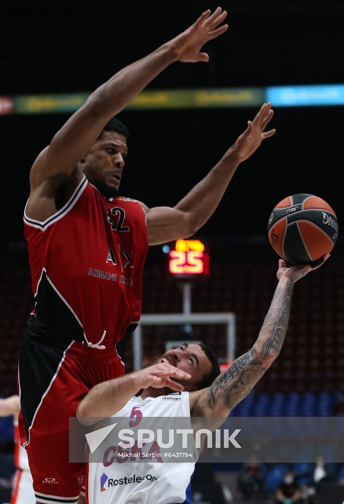 Italy Basketball Euroleague Olimpia - CSKA
