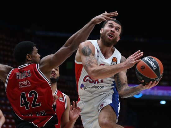 Italy Basketball Euroleague Olimpia - CSKA