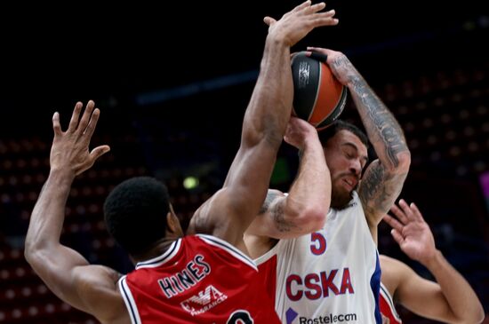 Italy Basketball Euroleague Olimpia - CSKA