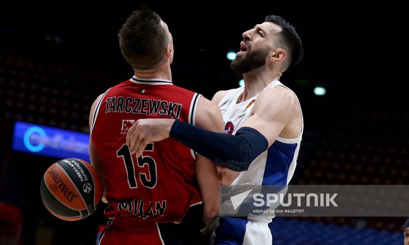 Italy Basketball Euroleague Olimpia - CSKA