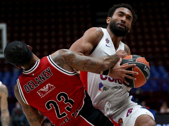 Italy Basketball Euroleague Olimpia - CSKA