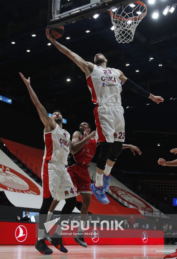 Italy Basketball Euroleague Olimpia - CSKA
