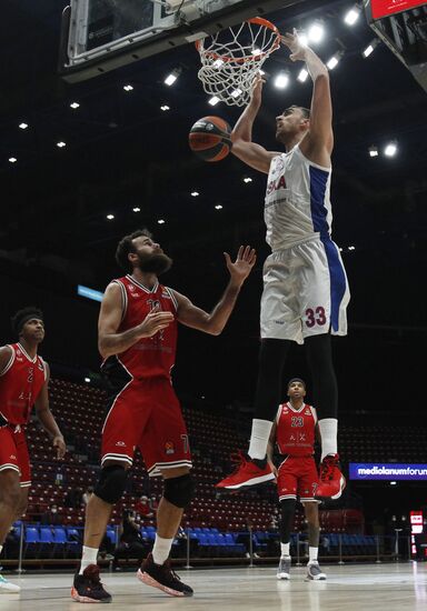 Italy Basketball Euroleague Olimpia - CSKA