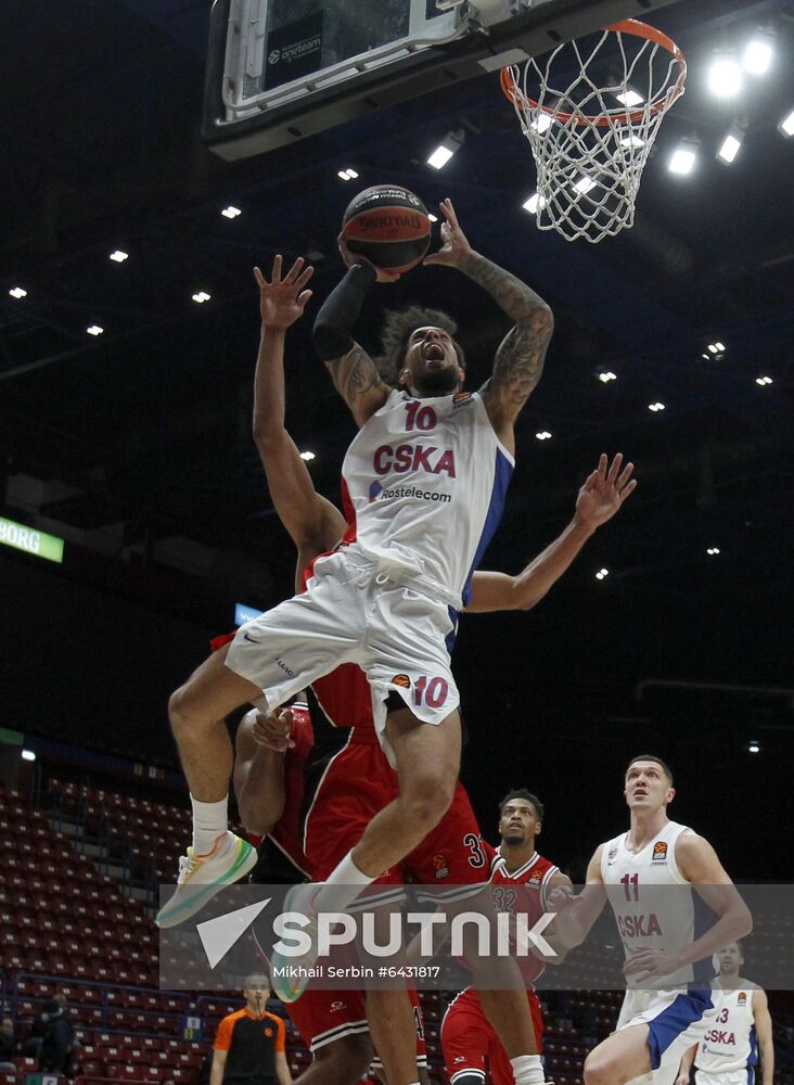 Italy Basketball Euroleague Olimpia - CSKA