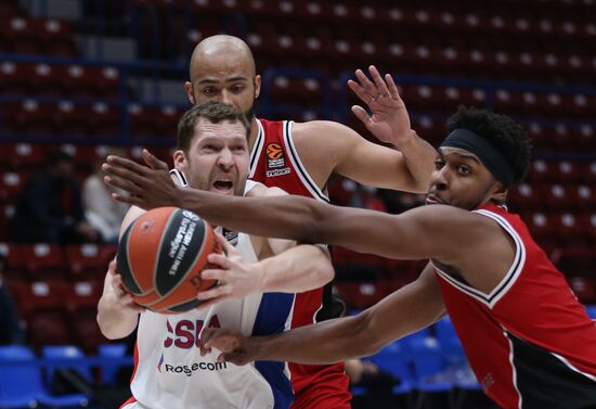 Italy Basketball Euroleague Olimpia - CSKA