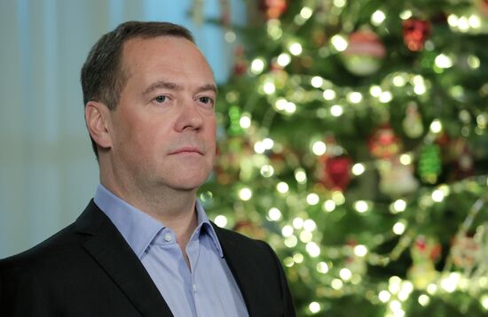 Russia Medvedev New Year Address