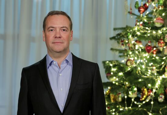 Russia Medvedev New Year Address