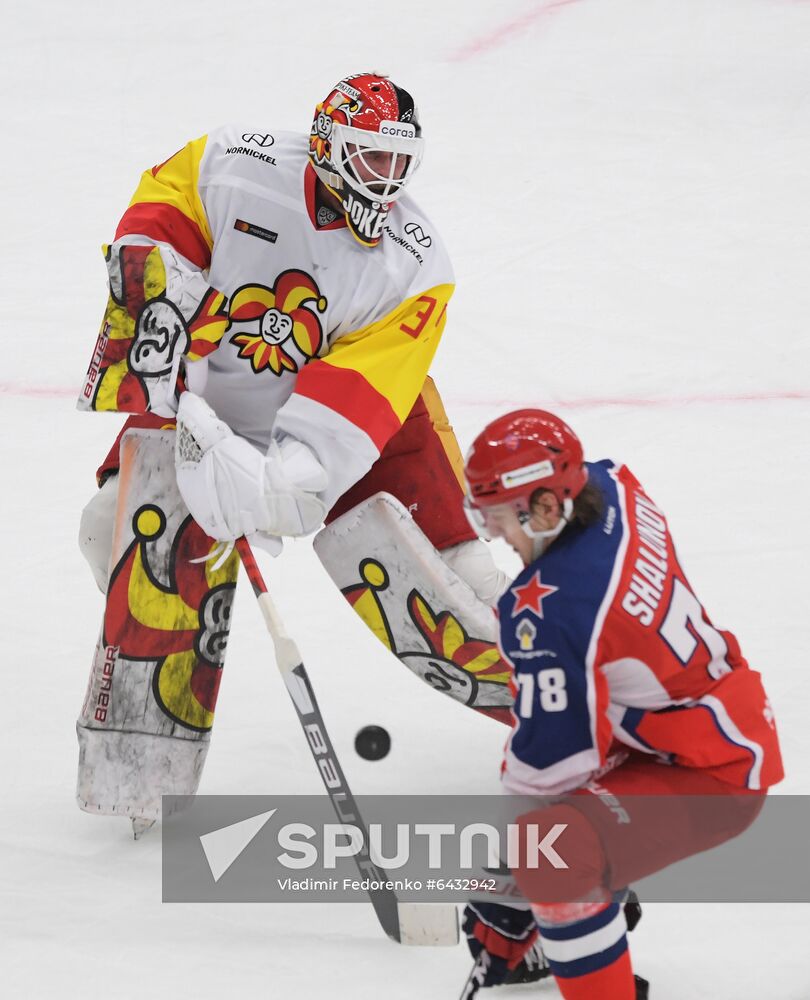 Russia Ice Hockey CSKA - Jokerit