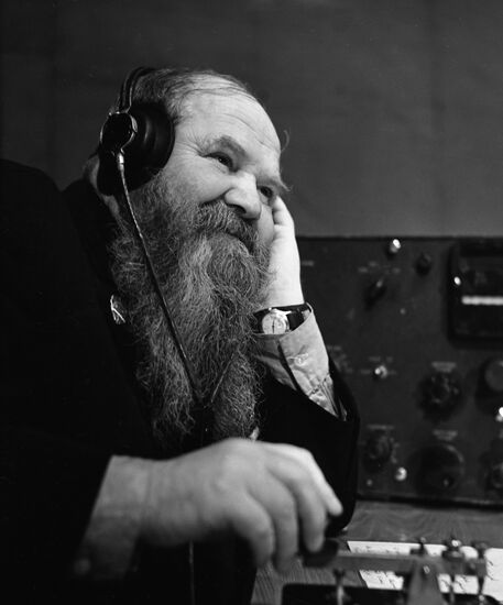 Honorary polar explorer and radio operator Ivan Khomutov