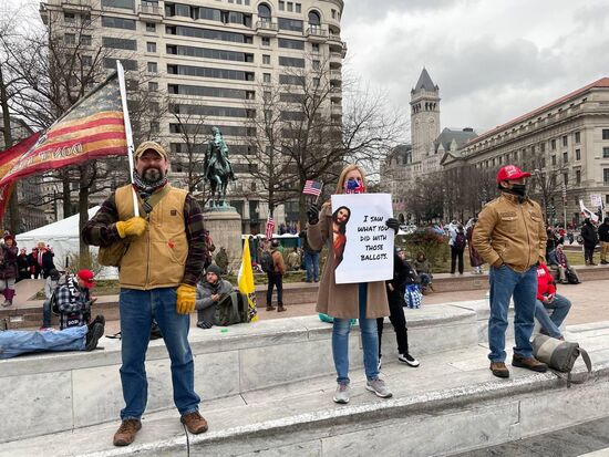 US Trump Supporters Rally