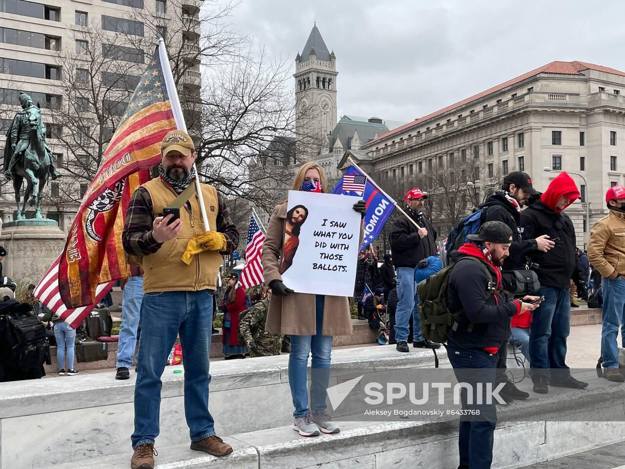 US Trump Supporters Rally