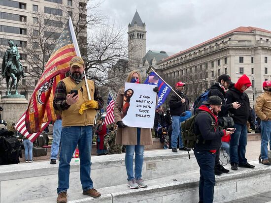 US Trump Supporters Rally