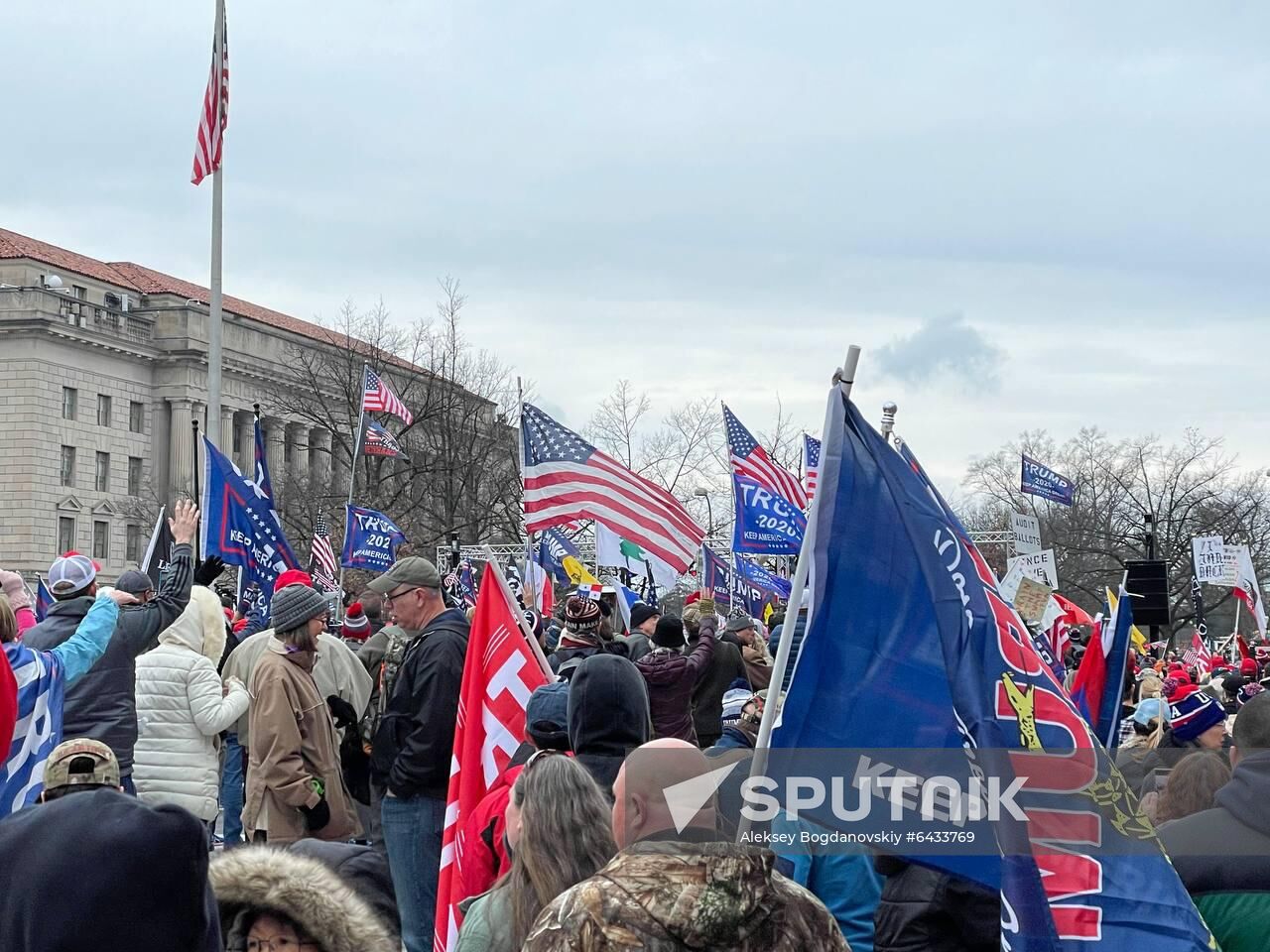 US Trump Supporters Rally