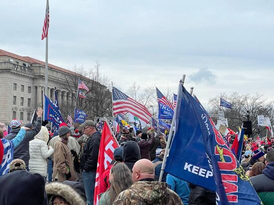 US Trump Supporters Rally