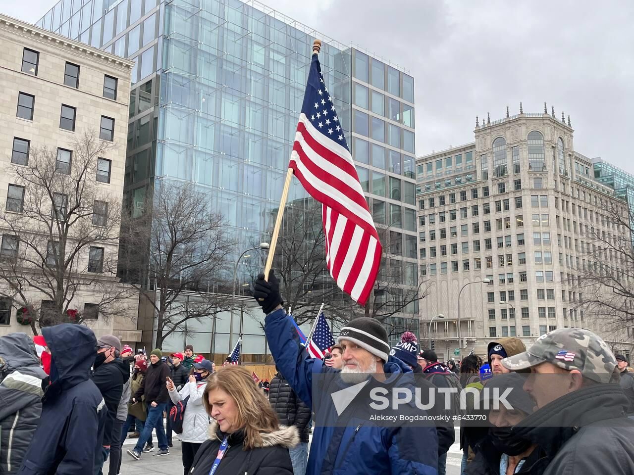 US Trump Supporters Rally