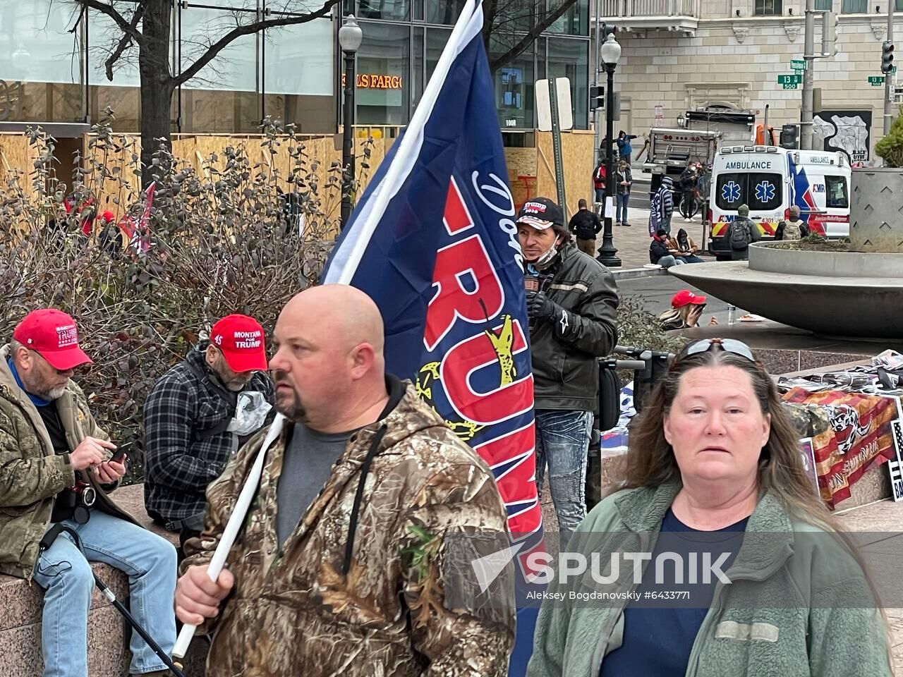 US Trump Supporters Rally