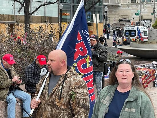 US Trump Supporters Rally