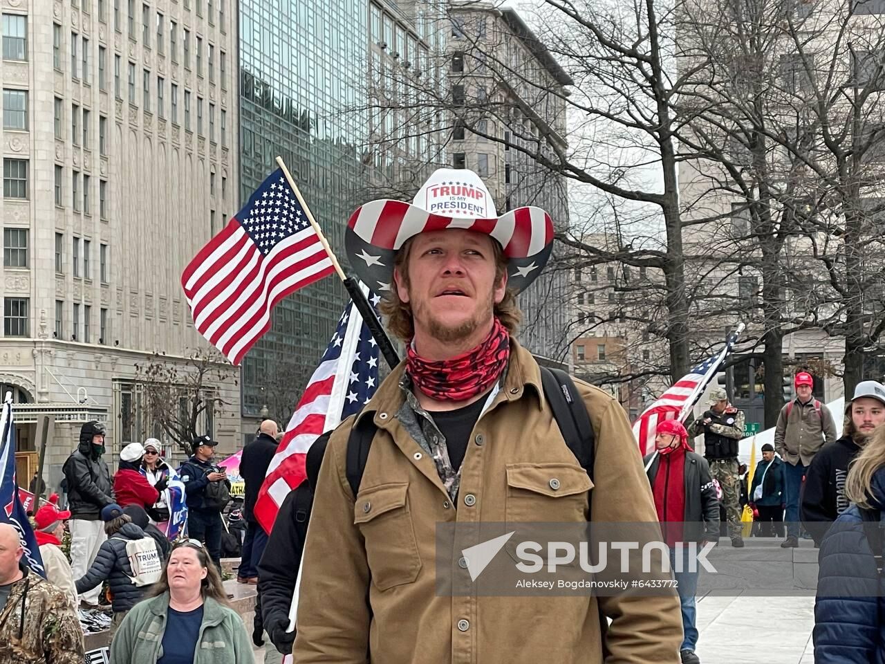 US Trump Supporters Rally