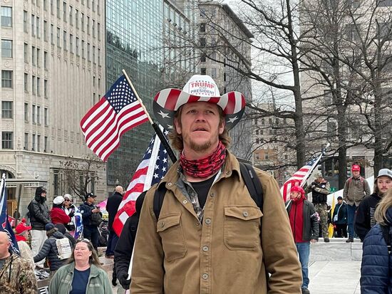 US Trump Supporters Rally