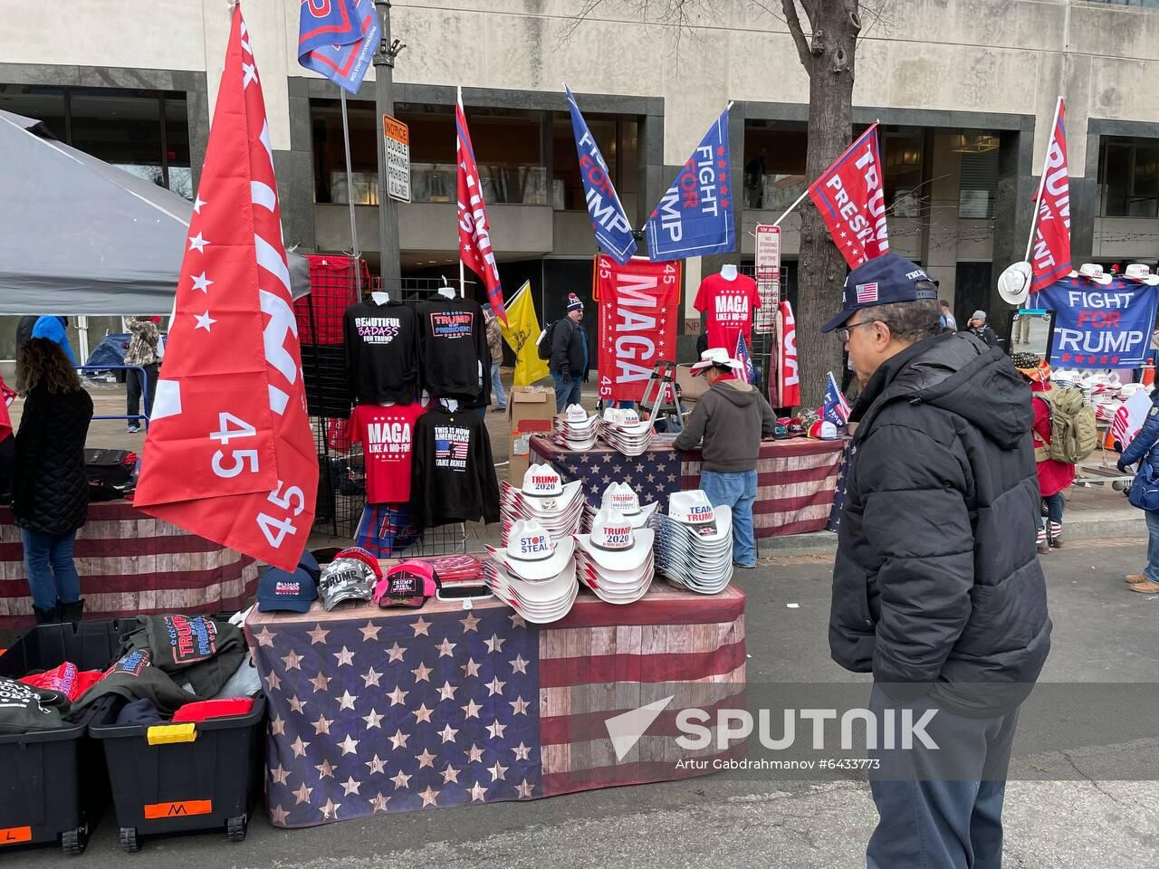 US Trump Supporters Rally