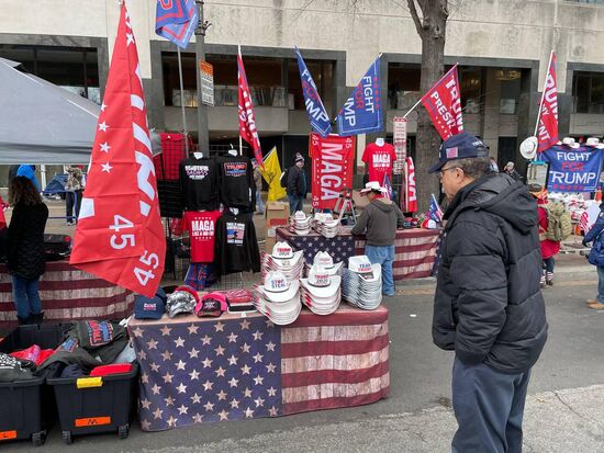 US Trump Supporters Rally