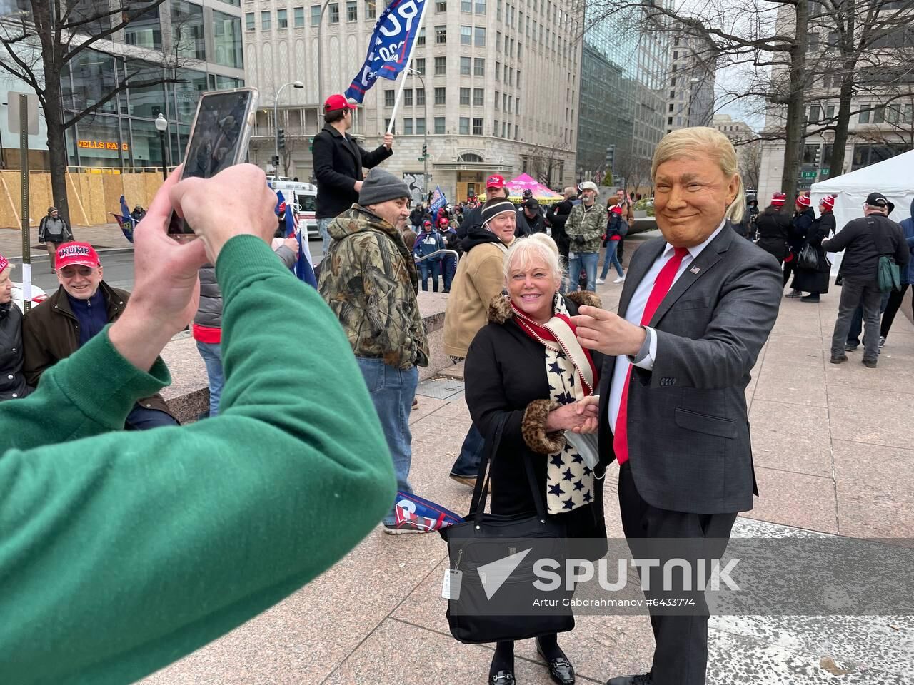 US Trump Supporters Rally