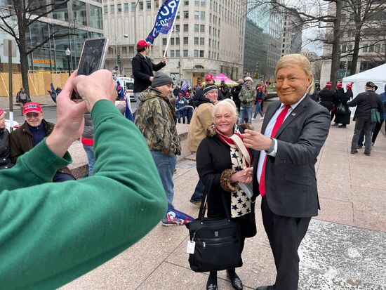 US Trump Supporters Rally