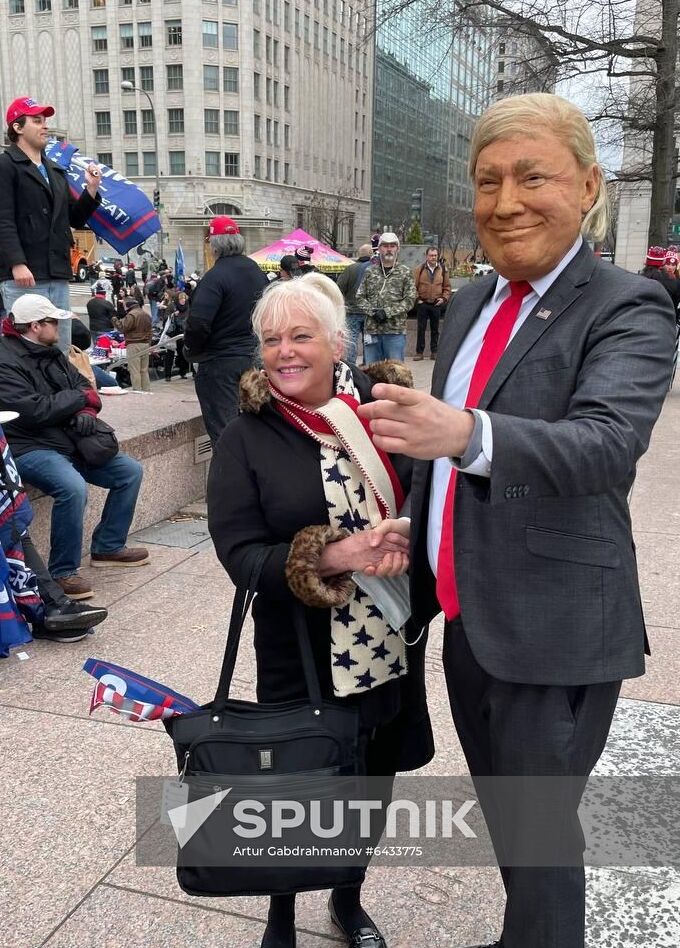 US Trump Supporters Rally