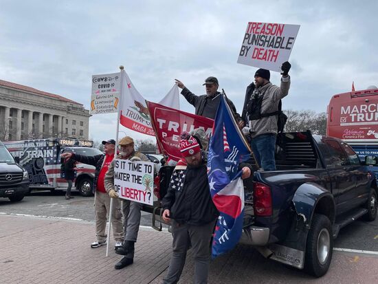 US Trump Supporters Rally