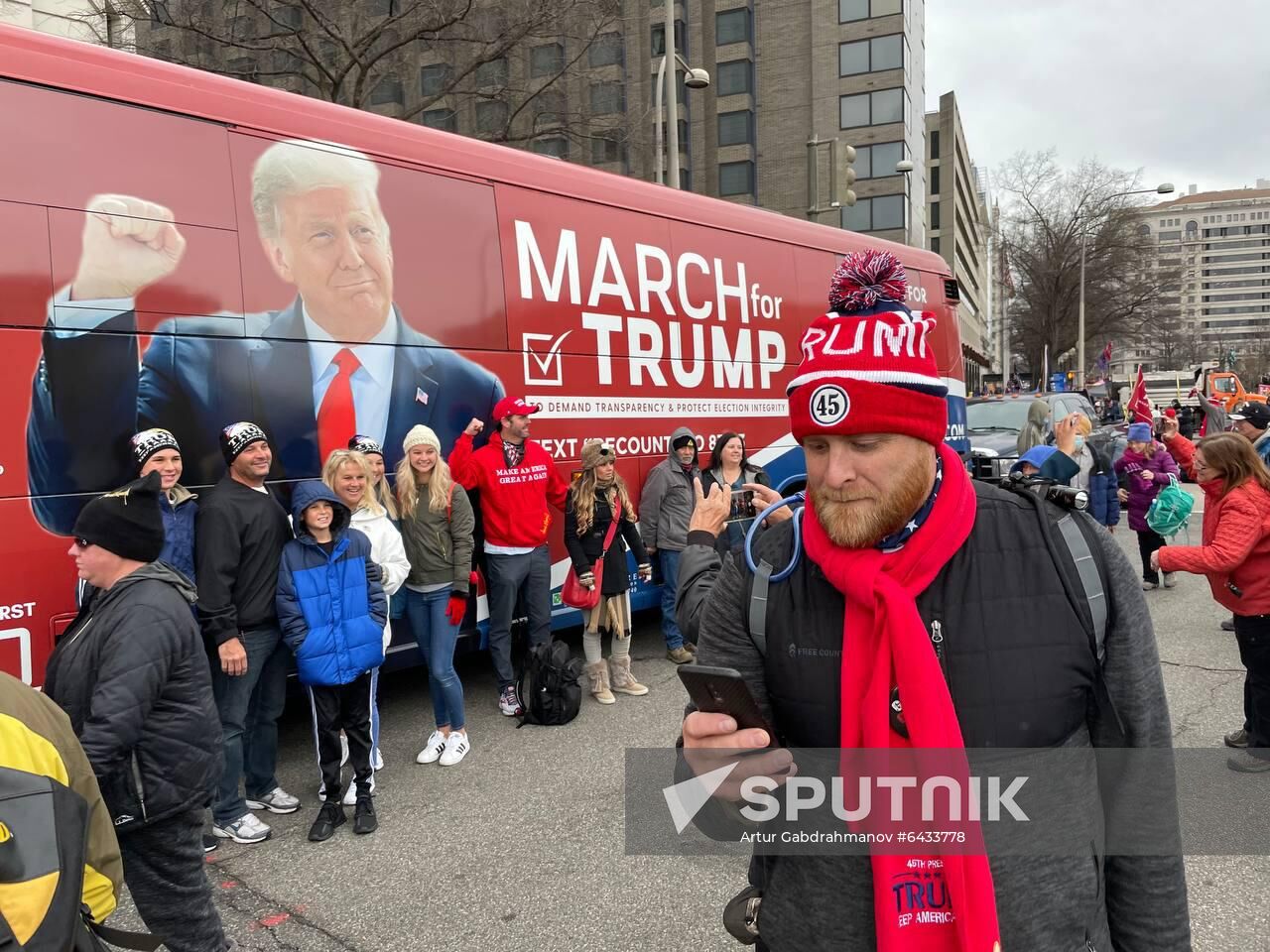 US Trump Supporters Rally