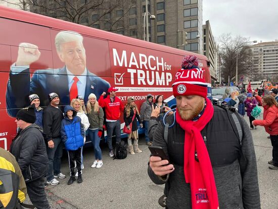 US Trump Supporters Rally