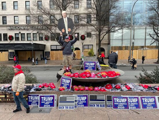 US Trump Supporters Rally
