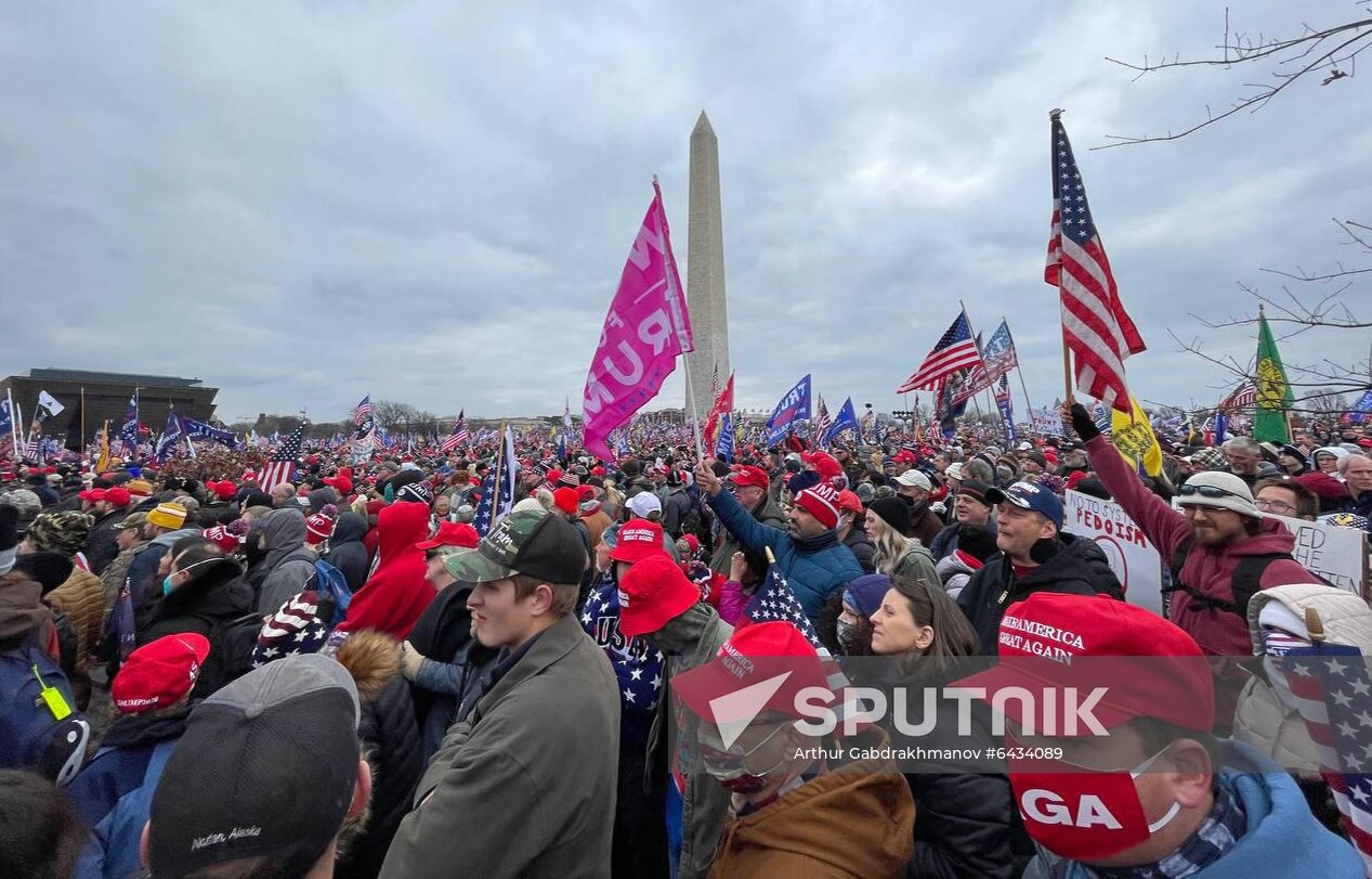 US Trump Supporters Rally