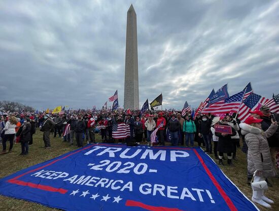 US Trump Supporters Rally