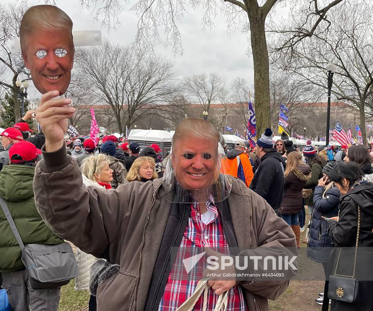 US Trump Supporters Rally