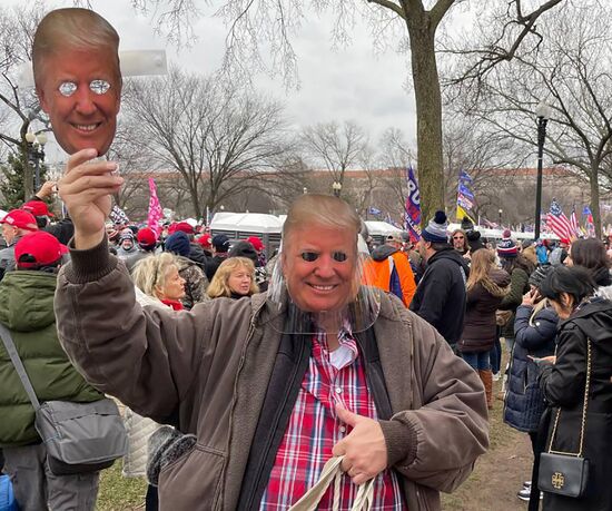 US Trump Supporters Rally