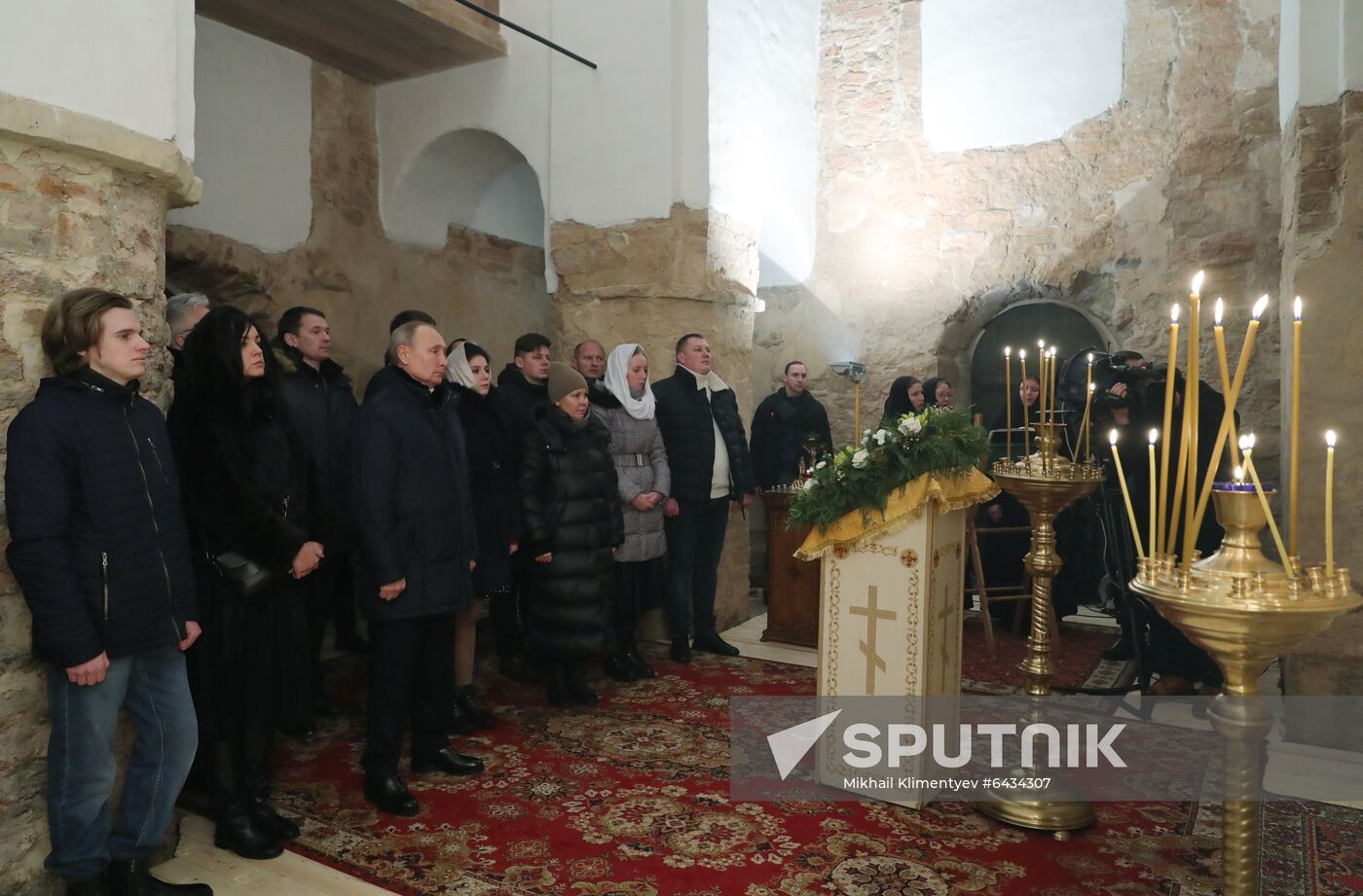 Russia Putin Orthodox Christmas