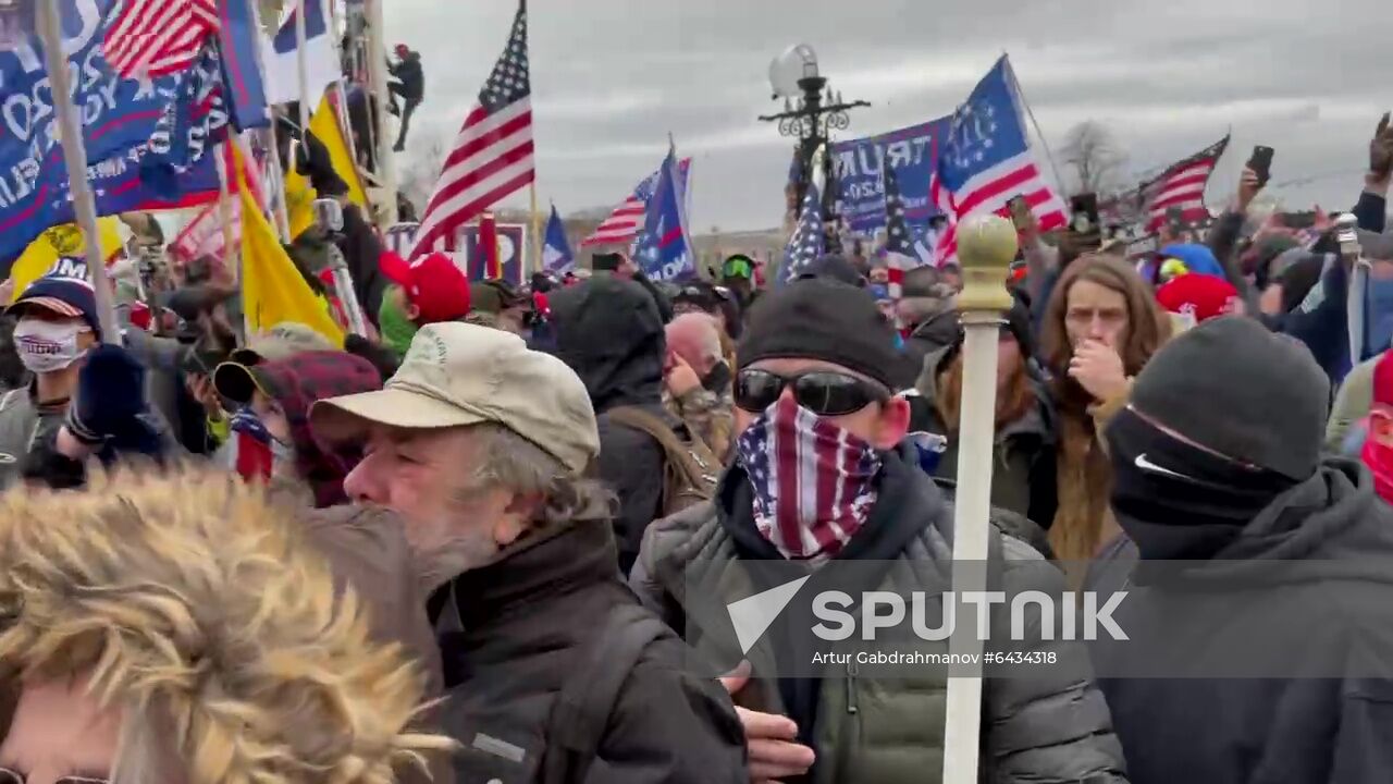 US Trump Supporters Rally