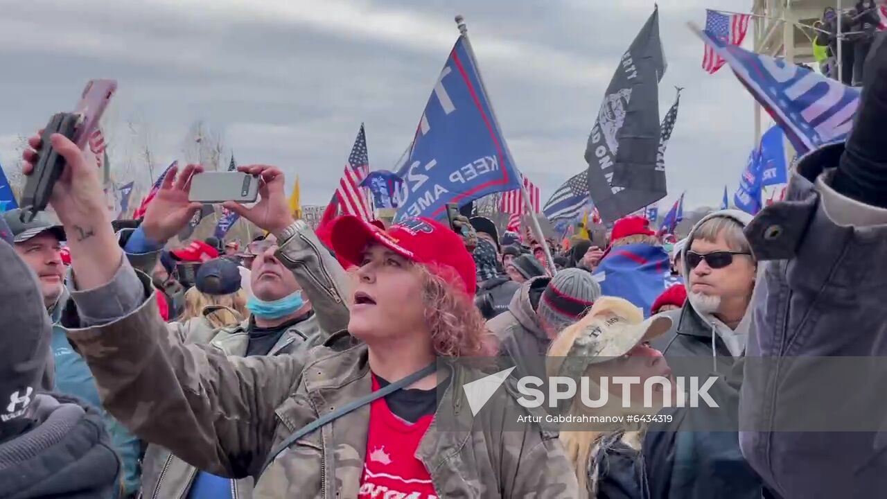US Trump Supporters Rally