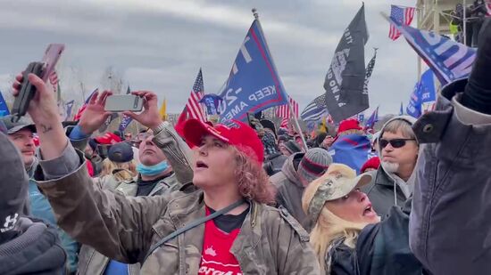 US Trump Supporters Rally