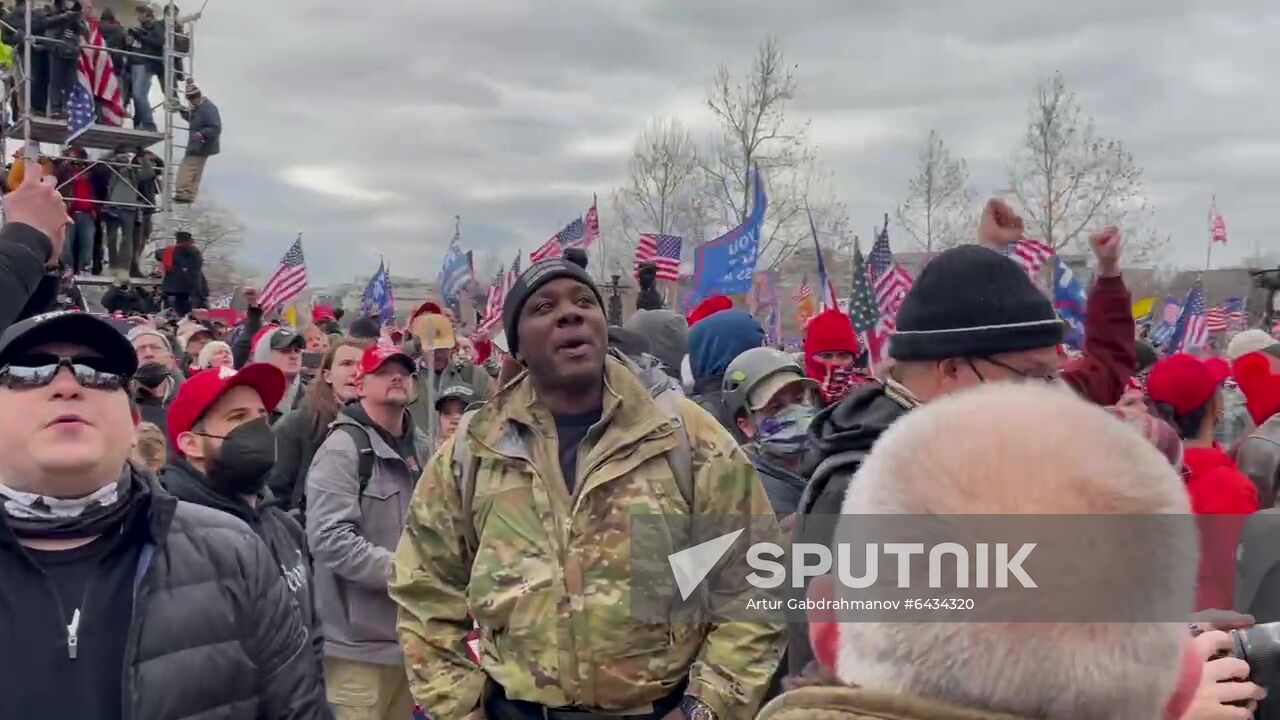 US Trump Supporters Rally