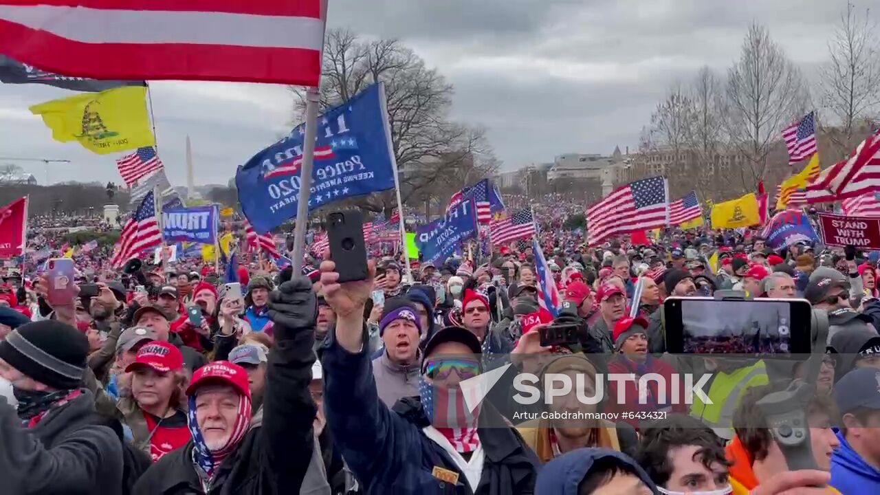 US Trump Supporters Rally